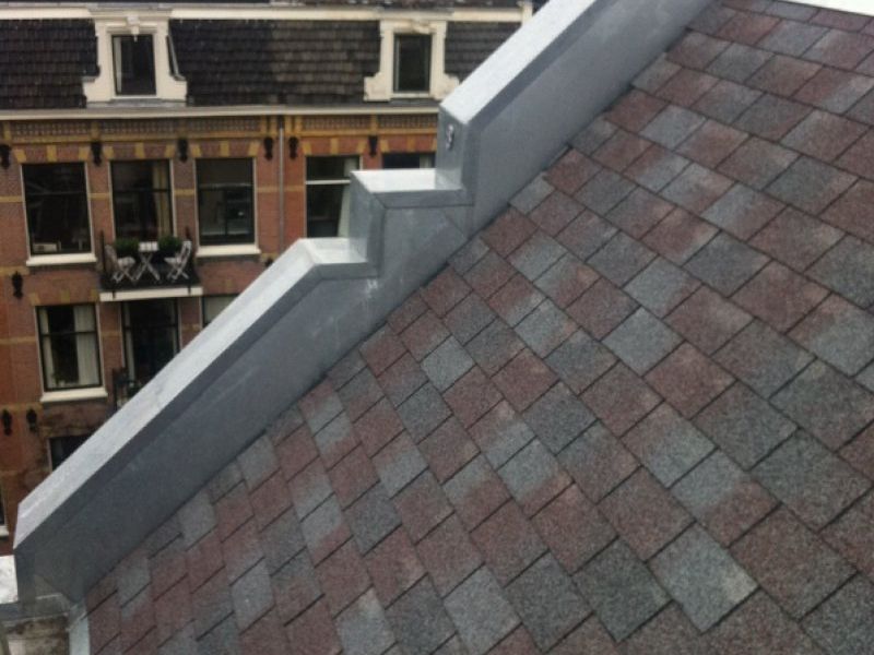 Amsterdam rood grijs shingles dak